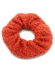 Yehwang Scrunchie Teddy | Oranje / Rood