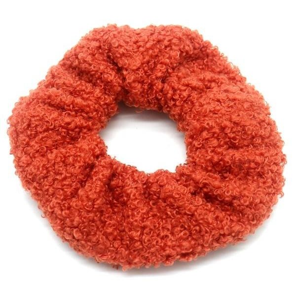 Yehwang Scrunchie Teddy | Oranje/ Rood