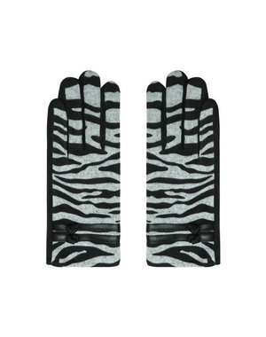 Yehwang Handschoenen Zebra style |  Grijs