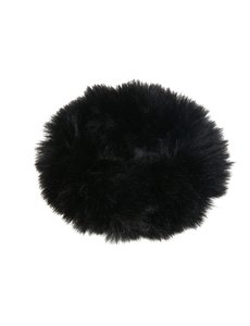  Scrunchie Fluffy |  Zwart