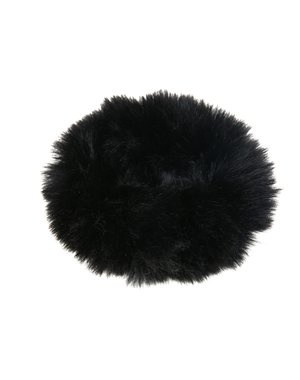  Scrunchie Fluffy |  Zwart