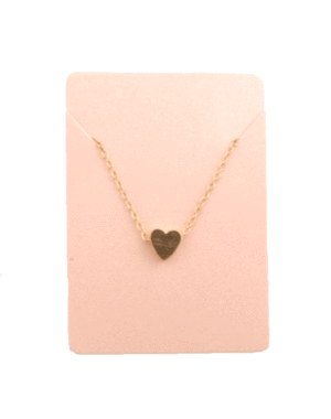  Ketting choker hart goud  — goud