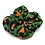 Scrunchie  dierenprint Groen