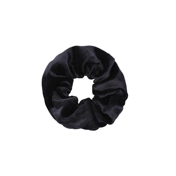 Yehwang Scrunchie Velvet |  Zwart