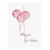 Yehwang Lucies Amsterdam | Kaart met armband | Happy Birthday — Roze bandje - Goud Appeltje