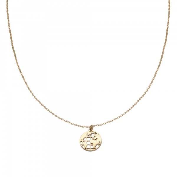 Yehwang Ketting | Wereldbol |  Goud