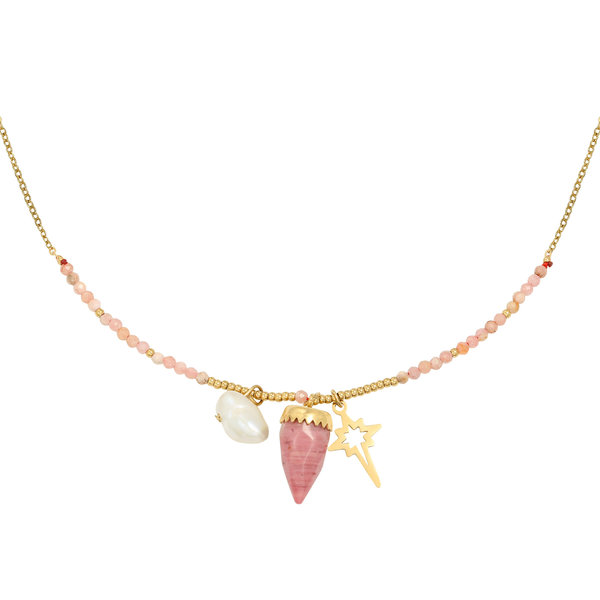 Yehwang Ketting Vulcanic Cone | Roze