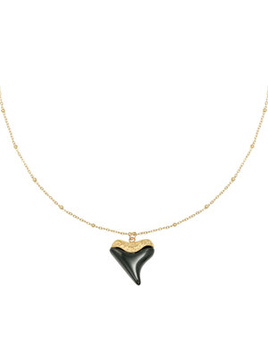 Yehwang Ketting  met bedel | Black Heart