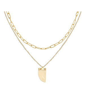 Yehwang Ketting Wisdom Tooth - Wit