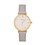 Yehwang Horloge Little Time | Grijs & Goud