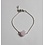 Mint15 Mint15 | Armband -  Zilver - Roze