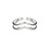 Yehwang  Ring Double Wave | Zilver