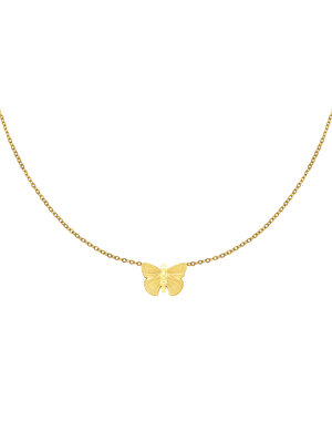 Yehwang Ketting Vlinder | Goud