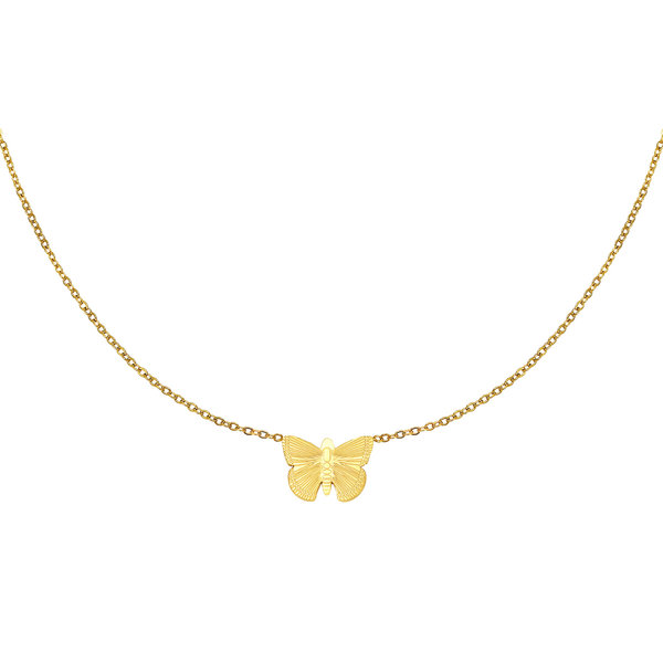 Yehwang Ketting Vlinder | Goud