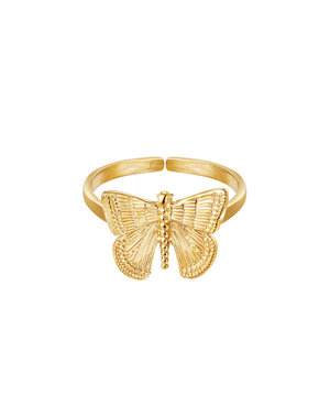 Yehwang Ring Vlinder | Goud