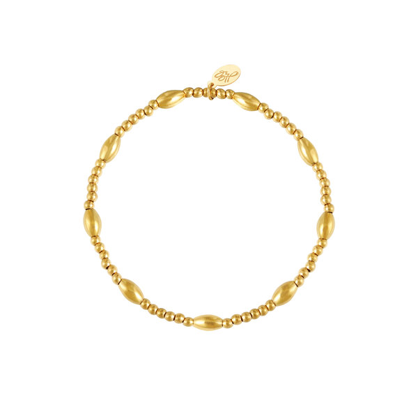 Yehwang Armband kralen Shirley | Goud