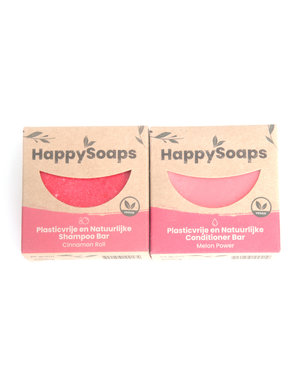 Happy Soaps HappySoaps Shampoo en conditioner set | Kaneel en Meloen