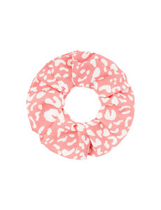 Yehwang Scrunchie Diereprint Pastel | Zalm roze