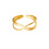 Yehwang Ring Verweven | Goud