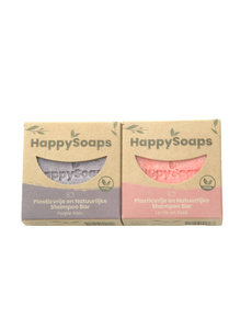 Happy Soaps HappySoaps Shampoo bar set | Rose en Lavendel