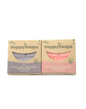 Happy Soaps HappySoaps Shampoo bar set | Rose en Lavendel