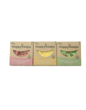 Happy Soaps HappySoaps Shampoo bar set | Rose, Tea en Chamomile