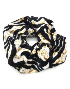  Scrunchie Velvet Tiger