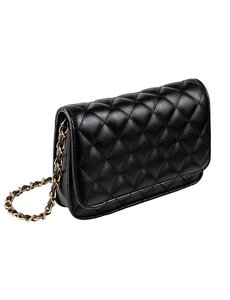 Yehwang Schoudertas Quilted | Zwart