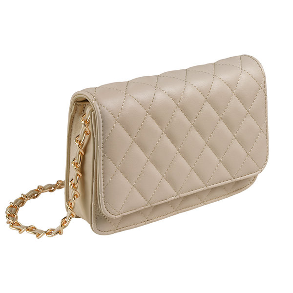 Yehwang Schoudertas Quilted | Beige