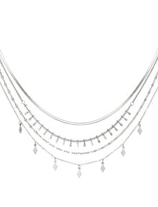 Yehwang Ketting met 4 lagen | Zilver