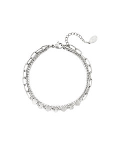 Yehwang Armband Chunky Chain | Zilver