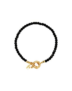 Yehwang Armband kralen Ziggy | Zwart