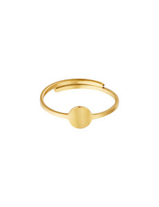 Yehwang Minimalistische ring rond | Goud