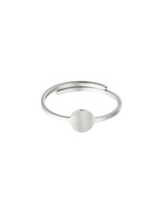 Yehwang Minimalistische ring rond | Zilver