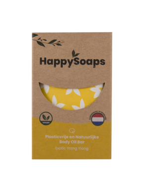 Happy Soaps Body Oil Bar | Exotic Ylang Ylang