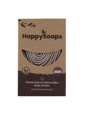 Happy Soaps Body Oil Bar | Sweet Sandalwood