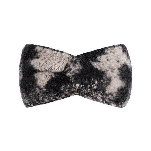 Yehwang Hoofdband Winter Dip Dye | Zwart Wit