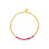 Yehwang Armband kralen puk | Roze