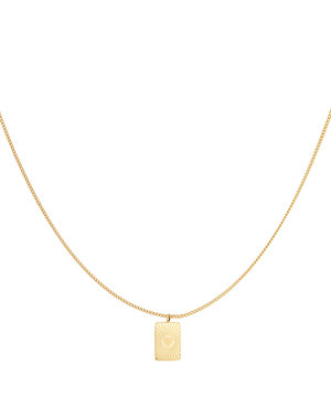 Yehwang Ketting met Bedel Hartje | Goud