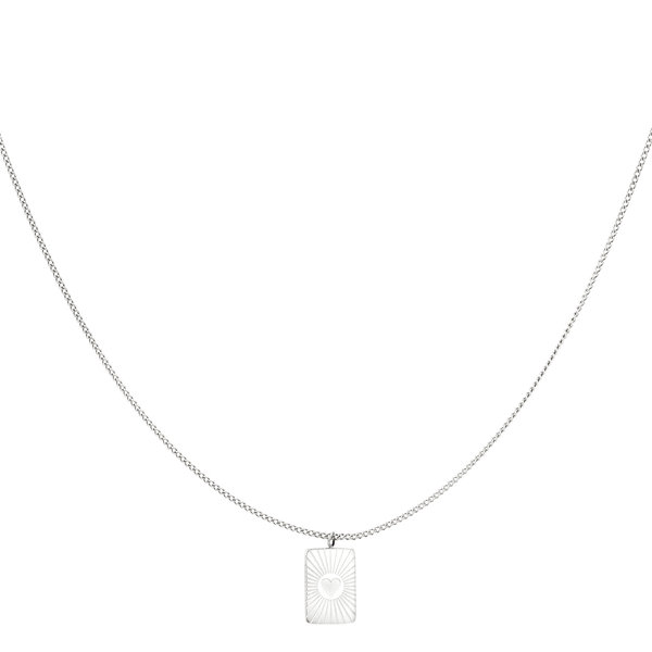 Yehwang Ketting met Bedel Hartje | Zilver