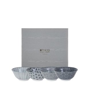 Tokyo Design Tokyo Design Kommen Nippon Black | Set 4 - Groot