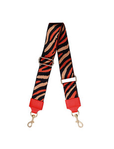 Yehwang Schoudertas band - Bag strap - Zebra | Oranje