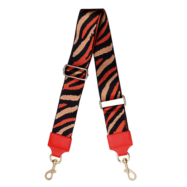 Yehwang Schoudertas band - Bag strap - Zebra | Oranje