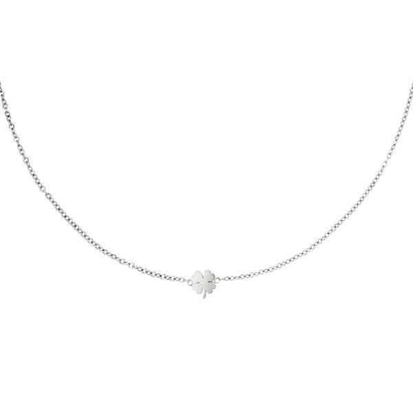 Yehwang Ketting Klavertje | Zilver