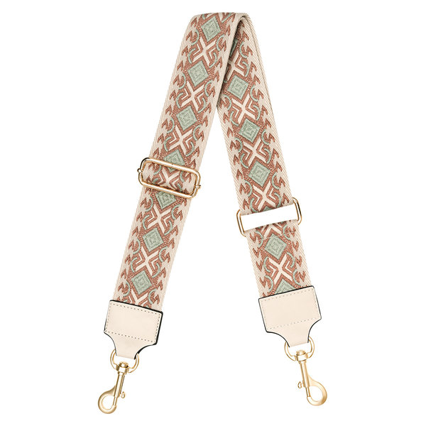 Yehwang Bag Strap Aztec Pattern | Beige