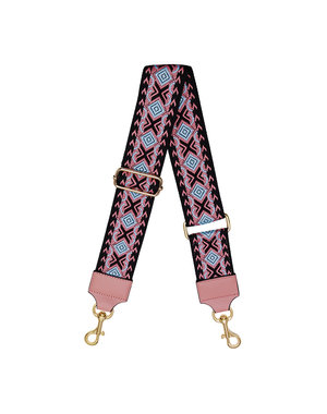 Yehwang Bag Strap Aztec Pattern | Zwart