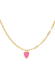 Yehwang Kinderketting Hartje | Roze