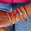 Yehwang Armband Summergirls klaver | Rood