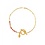 Yehwang Armband Kapittelslot | Goud-Roze