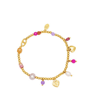 Yehwang Armband Happy Pearls | Goud